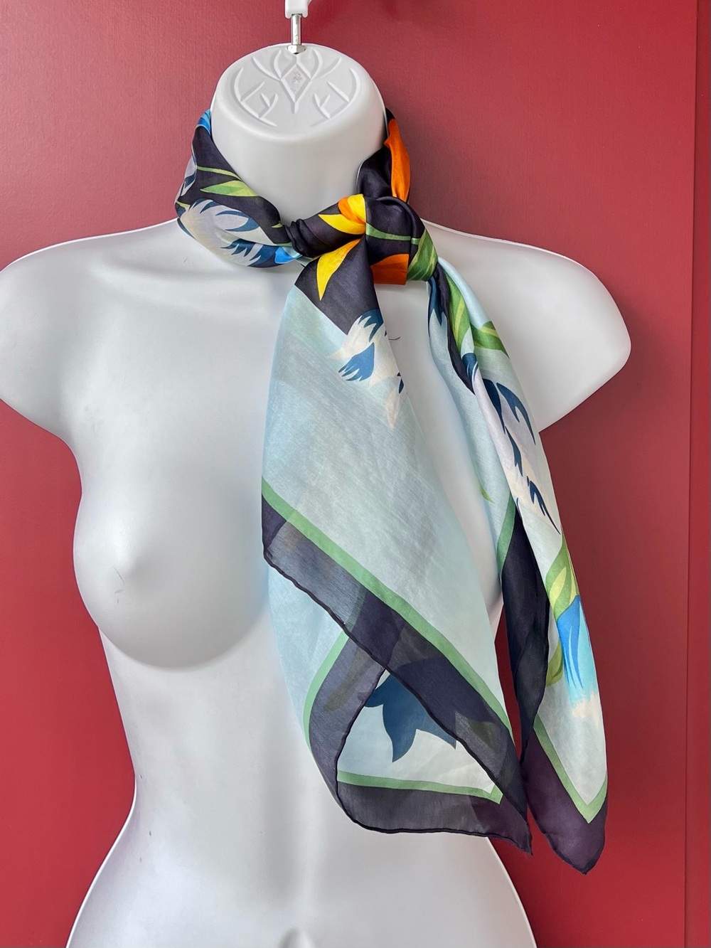 Vintage Marcel Drucker 💯 % Silk Scarf